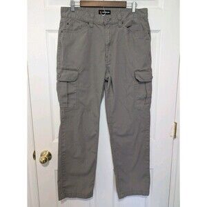 Airwalk Gray Straight Leg Cargo Pants Skater Gorpcore Mens Size 34x30 Carpenter